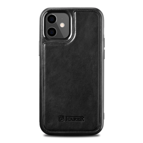 Kup Case iCarer Lederölwachs für Apple iPhone 12 mini schwarz - ICR261 - {ean13} - Sklep Home Screen