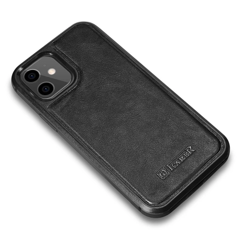 Kup Case iCarer Lederölwachs für Apple iPhone 12 mini schwarz - ICR261 - {ean13} - Sklep Home Screen