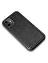 Kup Etui iCarer din piele cu ceară de ulei pentru Apple iPhone 12 mini negru - ICR261 - {ean13} - Sklep Home Screen