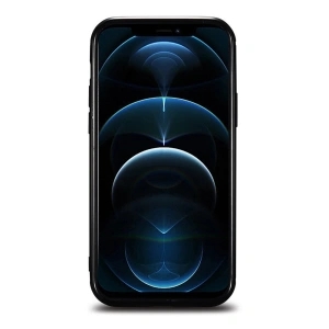 Kup Etui iCarer Leather Oil Wax Apple iPhone 12 mini czarny - ICR261 - {ean13} - Sklep Home Screen
