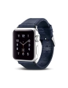 Kup iCarer Leder Vintage Apple Watch 4/5/6/7/SE/8/9/10 40/41/42mm dunkelblau - ICR262 - {ean13} - Sklep Home Screen