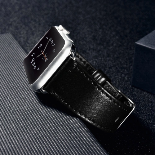Kup Pasek iCarer Leather Vintage Apple Watch 4/5/6/7/SE/8/9/10 40/41/42mm sötétkék - ICR262 - {ean13} - Sklep Home Screen
