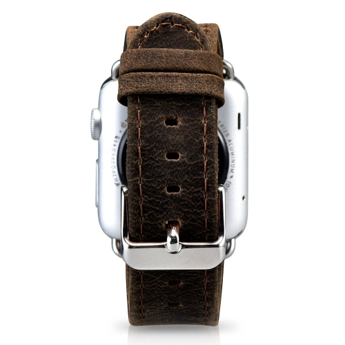 Kup Pasek iCarer Bőr Crazy Horse Apple Watch 4/5/6/7/SE/8/9/10 40/41/42mm barna - ICR263 - {ean13} - Sklep Home Screen