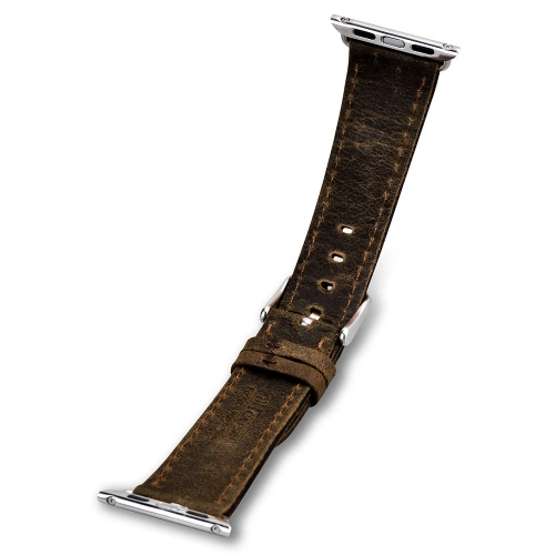 Kup Pasek iCarer Bőr Crazy Horse Apple Watch 4/5/6/7/SE/8/9/10 40/41/42mm barna - ICR263 - {ean13} - Sklep Home Screen