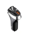 Joyroom car charger 2x USB + earphone Bluetooth 5.0 30W 2.1A Quick Charge 3.0 black (JR-CP2)