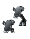 Suport auto cu încărcător wireless Joyroom Qi 15W pentru bordul de instrumente/grila de ventilație negru (JR-ZS219)