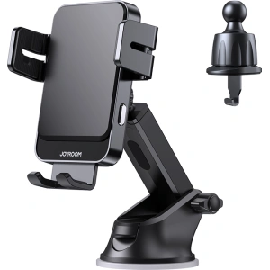 Kup Autohalter mit kabellosem Ladegerät Joyroom Qi 15W für Armaturenbrett/Belüftungsgitter schwarz (JR-ZS219) - JYR564 - {ean13} - Sklep Home Screen