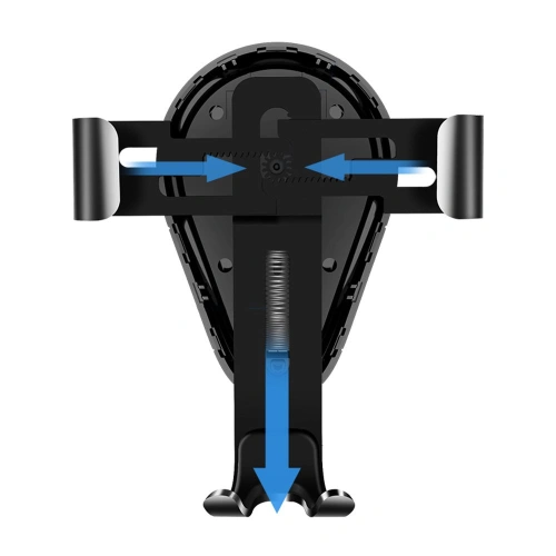 Kup Ușă de mașină cu încărcător wireless iCarer Qi 10W Ventilație aer negru - ICR267 - {ean13} - Sklep Home Screen