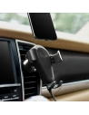 Kup Auto-Halterung mit kabellosem Ladegerät iCarer Qi 10W Lüftungsschlitz schwarz - ICR267 - {ean13} - Sklep Home Screen