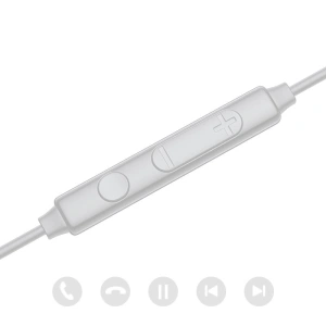 Kup Słuchawki Joyroom USB-C z pilotem i mikrofonem srebrny (JR-EC03 Silver) - JYR565 - {ean13} - Sklep Home Screen