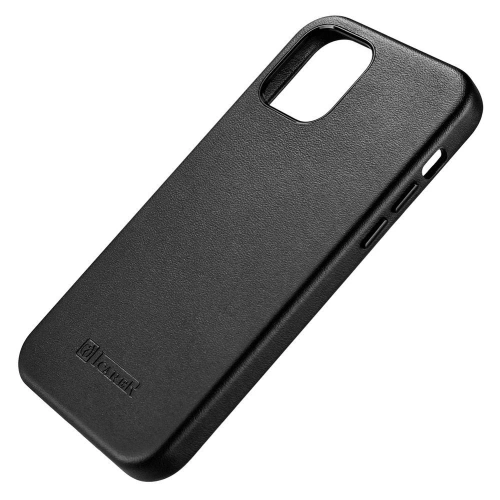 Kup Etui iCarer Case Leather MagSafe Apple iPhone 12 mini czarny - ICR269 - {ean13} - Sklep Home Screen
