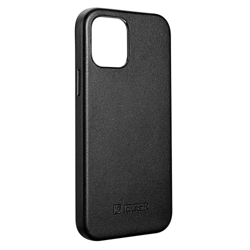 Kup Etui iCarer Case Leather MagSafe Apple iPhone 12 mini czarny - ICR269 - {ean13} - Sklep Home Screen