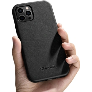Buy iCarer Case Leather MagSafe Apple iPhone 12 mini black - ICR269 - {ean13} - Home Screen Store Europe