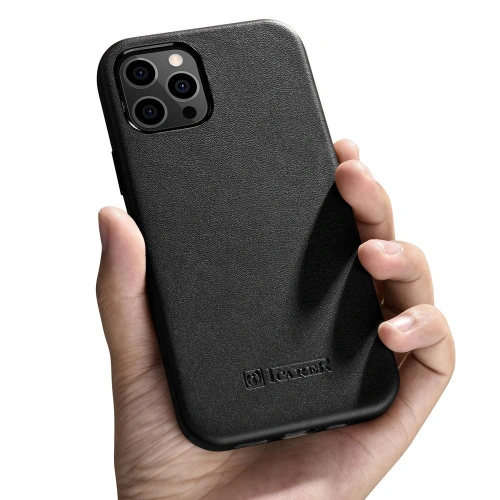 Kup Case iCarer Case Leder MagSafe Apple iPhone 12 mini schwarz - ICR269 - {ean13} - Sklep Home Screen