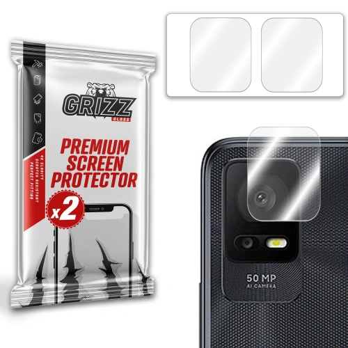 Buy GrizzGlass HybridGlass Camera TCL 408 - GRZ4068 - {ean13} - Home Screen Store Europe