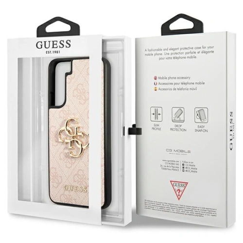 Kup Etui Guess GUHCS23M4GMGPI Samsung Galaxy S23+ Plus roz/roz hardcase 4G Big Metal Logo - GUE2372 - {ean13} - Sklep Home Screen