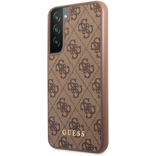 Kup Etui Guess GUHCS23MG4GFBR Samsung Galaxy S23+ Plus brązowy/brown hard case 4G Metal Gold Logo - GUE2373 - {ean13} - Sklep Home Screen
