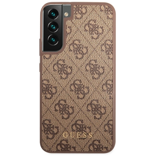 Kup Etui Guess GUHCS23MG4GFBR Samsung Galaxy S23+ Plus brązowy/brown hard case 4G Metal Gold Logo - GUE2373 - {ean13} - Sklep Home Screen