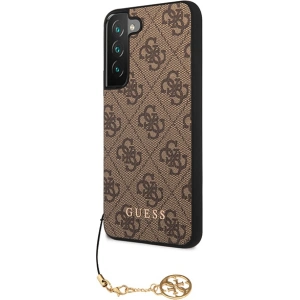 Etui Guess GUHCS23MGF4GBR Samsung Galaxy S23+ Plus brązowy/brown hardcase 4G Charms Collection