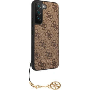 Etui Guess GUHCS23MGF4GBR Samsung Galaxy S23+ Plus brązowy/brown hardcase 4G Charms Collection