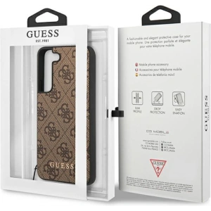 Etui Guess GUHCS23MGF4GBR Samsung Galaxy S23+ Plus brązowy/brown hardcase 4G Charms Collection