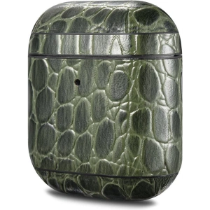 Kup Etui iCarer Leather Crocodile Apple AirPods 2/1 zielony - ICR271 - {ean13} - Sklep Home Screen