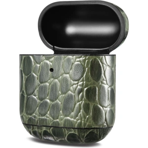 Kup Etui iCarer Leather Crocodile Apple AirPods 2/1 zielony - ICR271 - {ean13} - Sklep Home Screen