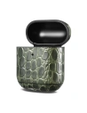 Kup Case iCarer Leder Krokodil Apple AirPods 2/1 grün - ICR271 - {ean13} - Sklep Home Screen