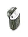 Kup Case iCarer Leder Krokodil Apple AirPods 2/1 grün - ICR271 - {ean13} - Sklep Home Screen