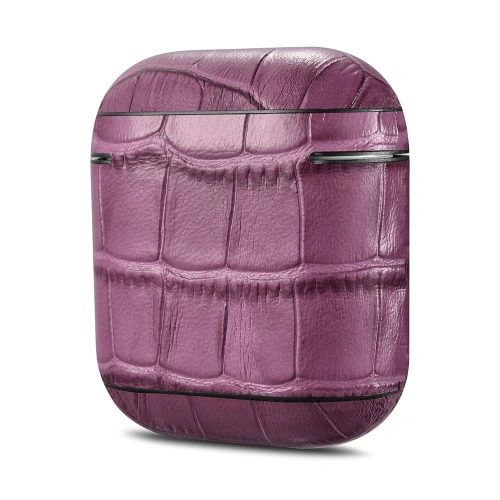 Kup Etui iCarer din piele bambus pentru Apple AirPods 2/1 violet - ICR272 - {ean13} - Sklep Home Screen