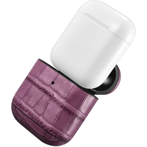 Kup Etui iCarer Leather Bamboo Apple AirPods 2/1 fioletowy - ICR272 - {ean13} - Sklep Home Screen