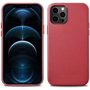 Kup Etui iCarer Case din piele MagSafe pentru Apple iPhone 12 mini roșu - ICR273 - {ean13} - Sklep Home Screen