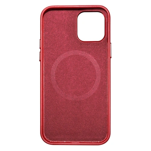 Kup Case iCarer Case Leder MagSafe Apple iPhone 12 mini rot - ICR273 - {ean13} - Sklep Home Screen