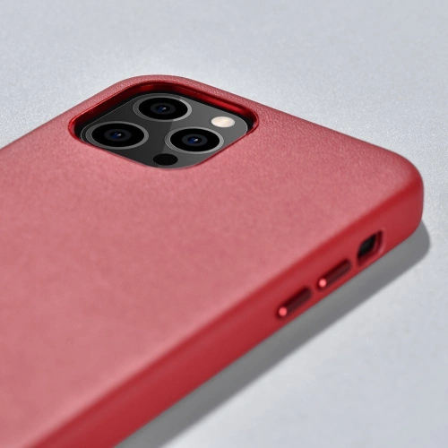 Kup Case iCarer Case Leder MagSafe Apple iPhone 12 mini rot - ICR273 - {ean13} - Sklep Home Screen
