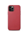 iCarer Case Leather MagSafe Apple iPhone 12 Pro Max red