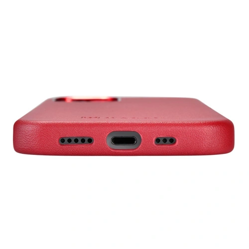 Buy iCarer Case Leather MagSafe Apple iPhone 12 Pro Max red - ICR274 - {ean13} - Home Screen Store Europe