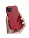 Buy iCarer Case Leather MagSafe Apple iPhone 12 Pro Max red - ICR274 - {ean13} - Home Screen Store Europe