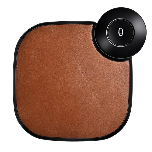 Kup Vezeték nélküli töltő iCarer bőr 2w1 Qi 10W telefonhoz és Apple Watch-hoz barna színben - ICR276 - {ean13} - Sklep Home Screen