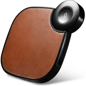 Kup Bezdrátová nabíječka iCarer Leather 2w1 Qi 10W pro telefon a Apple Watch hnědá - ICR276 - {ean13} - Sklep Home Screen