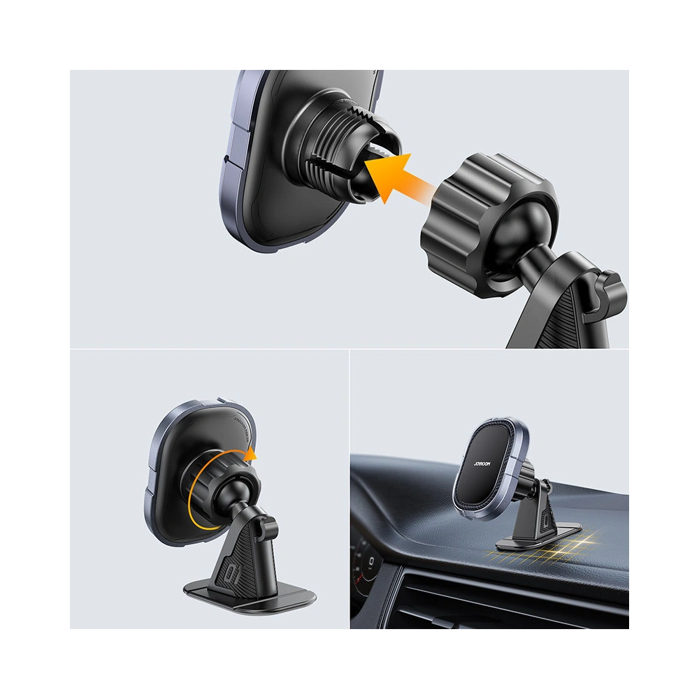 Uchwyt samochodowy magnetyczny Joyroom Dashboard szary (JR-ZS311)