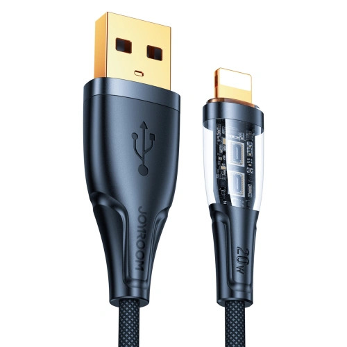 Kup Cablul Joyroom Smart Power-Off USB-A/Lightning 2.4A 1.2m negru (S-UL012A3) - JYR570 - {ean13} - Sklep Home Screen