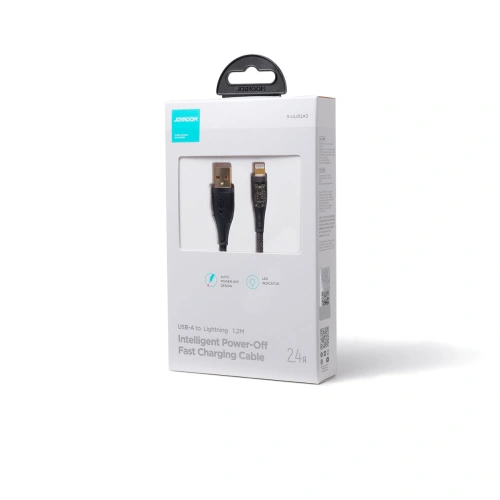 Kup Cablul Joyroom Smart Power-Off USB-A/Lightning 2.4A 1.2m negru (S-UL012A3) - JYR570 - {ean13} - Sklep Home Screen