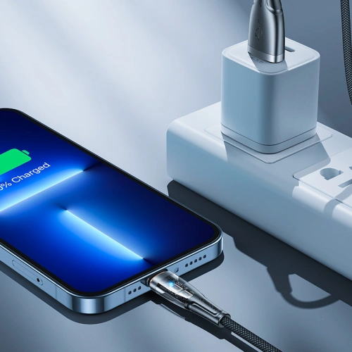 Kup Cablul Joyroom Smart Power-Off USB-A/Lightning 2.4A 1.2m negru (S-UL012A3) - JYR570 - {ean13} - Sklep Home Screen