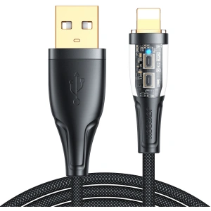 Kabel Joyroom Smart Power-Off USB-A/Lightning 2.4A 1.2m černý (S-UL012A3)
