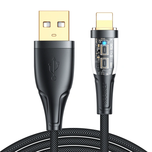 Kup Cablul Joyroom Smart Power-Off USB-A/Lightning 2.4A 1.2m negru (S-UL012A3) - JYR570 - {ean13} - Sklep Home Screen
