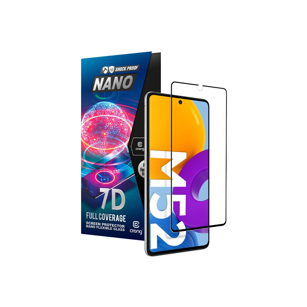 Szkło hybrydowe Crong 7D Nano Flexible Glass Samsung Galaxy M52 5G