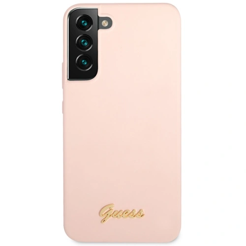 Kup Etui Guess GUHCS23MLSLMGPP Samsung Galaxy S23+ Plus růžový/pink hardcase Silicone Script Metal Logo - GUE2377 - {ean13} - Sklep Home Screen