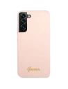 Kup Etui Guess GUHCS23MLSLMGPP Samsung Galaxy S23+ Plus růžový/pink hardcase Silicone Script Metal Logo - GUE2377 - {ean13} - Sklep Home Screen