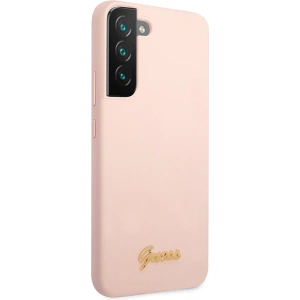 Kup Husă Guess GUHCS23MLSLMGPP Samsung Galaxy S23+ Plus roz/pink hardcase Silicone Script Metal Logo - GUE2377 - {ean13} - Sklep Home Screen