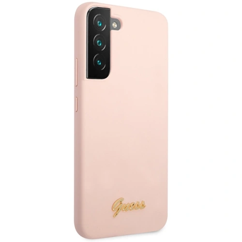 Kup Etui Guess GUHCS23MLSLMGPP Samsung Galaxy S23+ Plus růžový/pink hardcase Silicone Script Metal Logo - GUE2377 - {ean13} - Sklep Home Screen